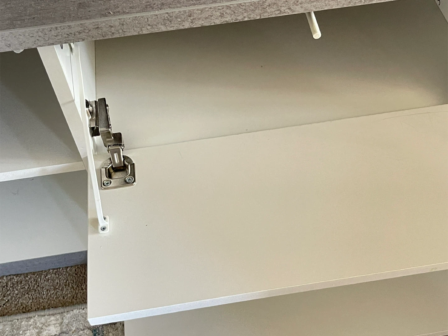 White TV Stand Media Console - photo 3
