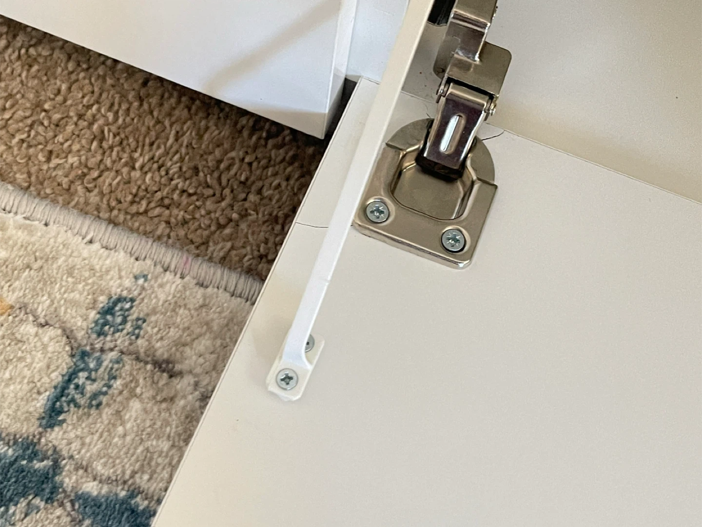 White TV Stand Media Console - photo 4