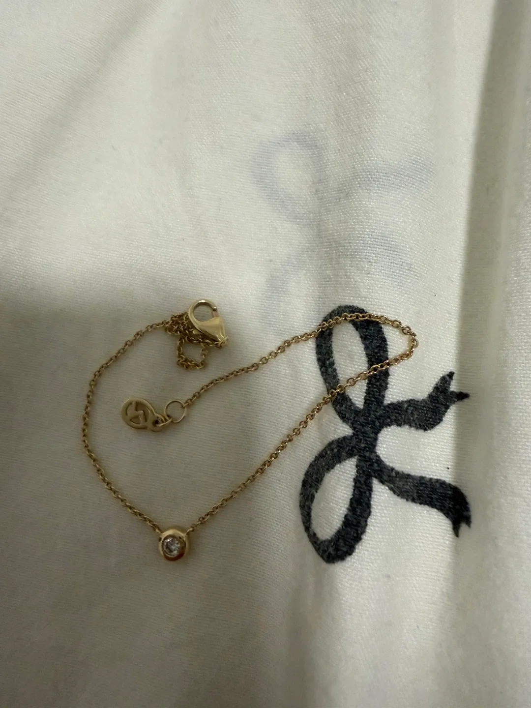 Mejuri Diamond Necklace and bracelet - 14k Yellow Gold image indicator(8)