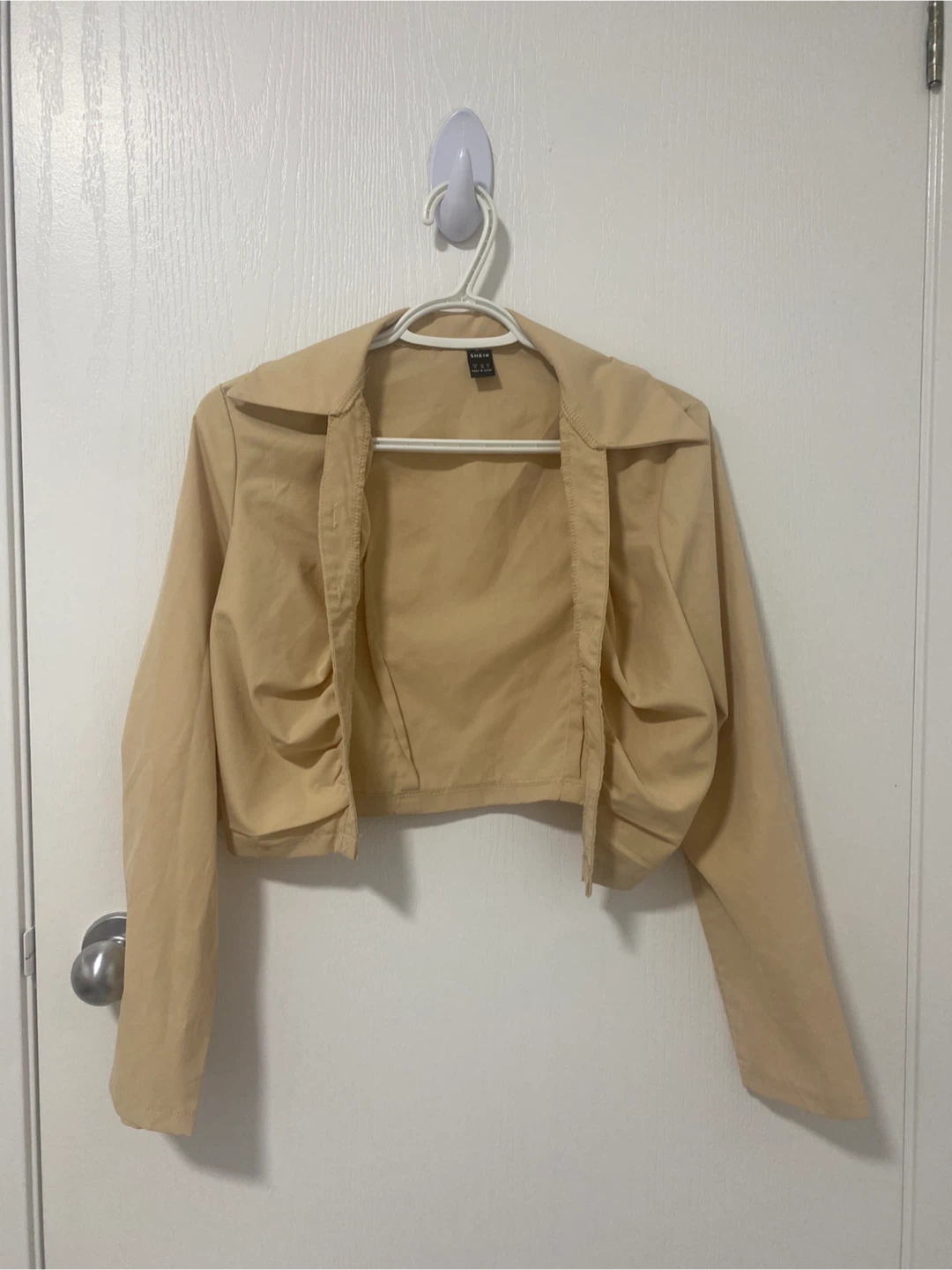 SHEIN Beige Crop Top - Size S