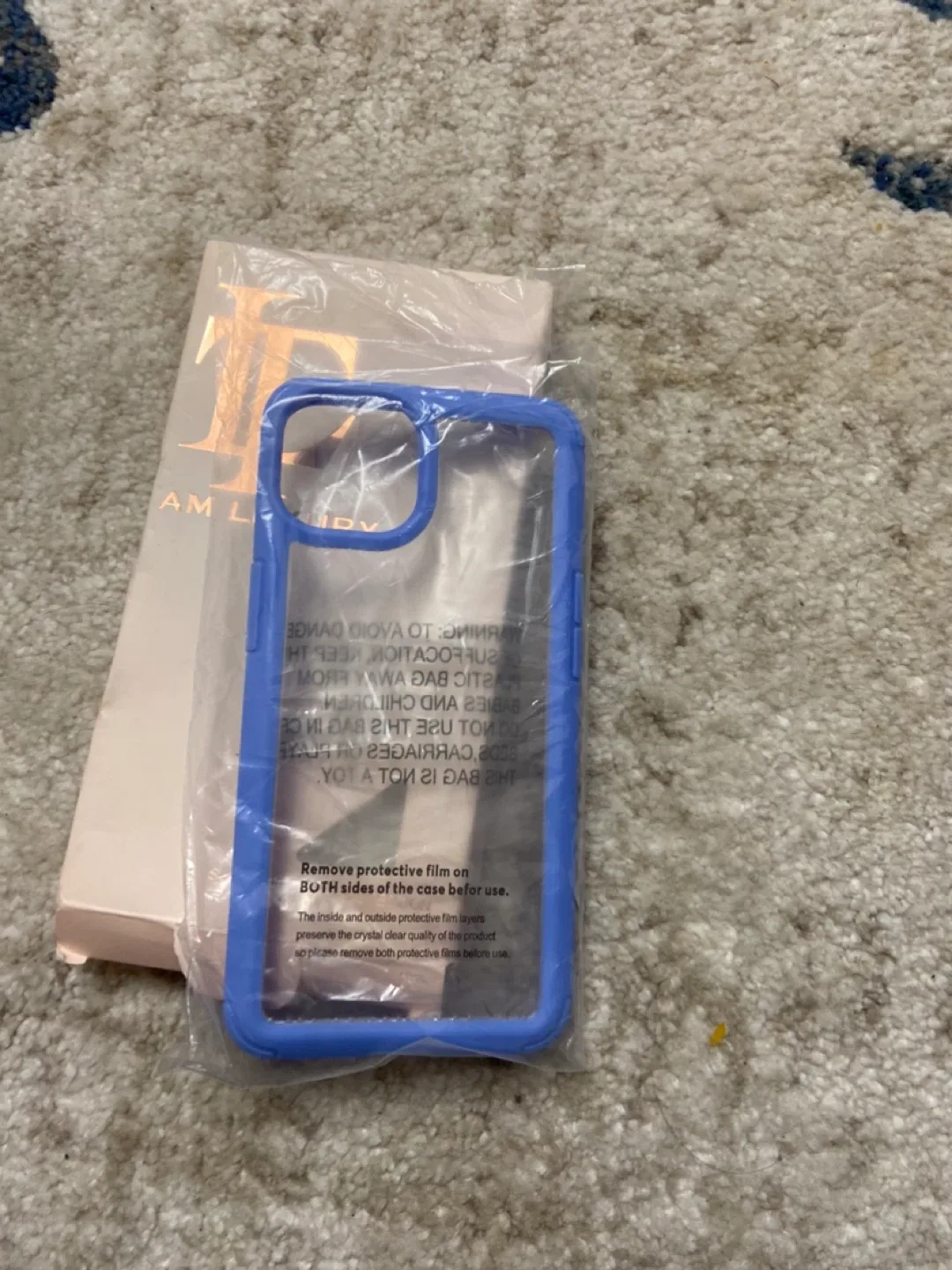 New AM Luxury iPhone 14 Pro Max Case - Blue image indicator(2)