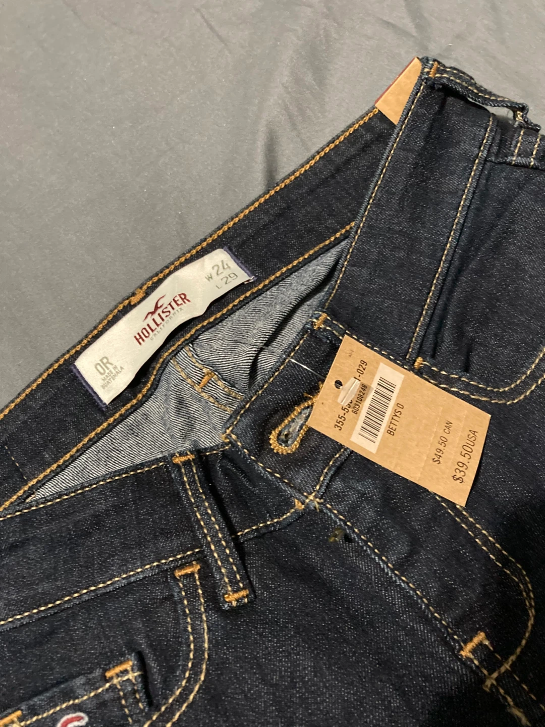 Hollister Dark Wash Jeans - Size 24 - photo 2