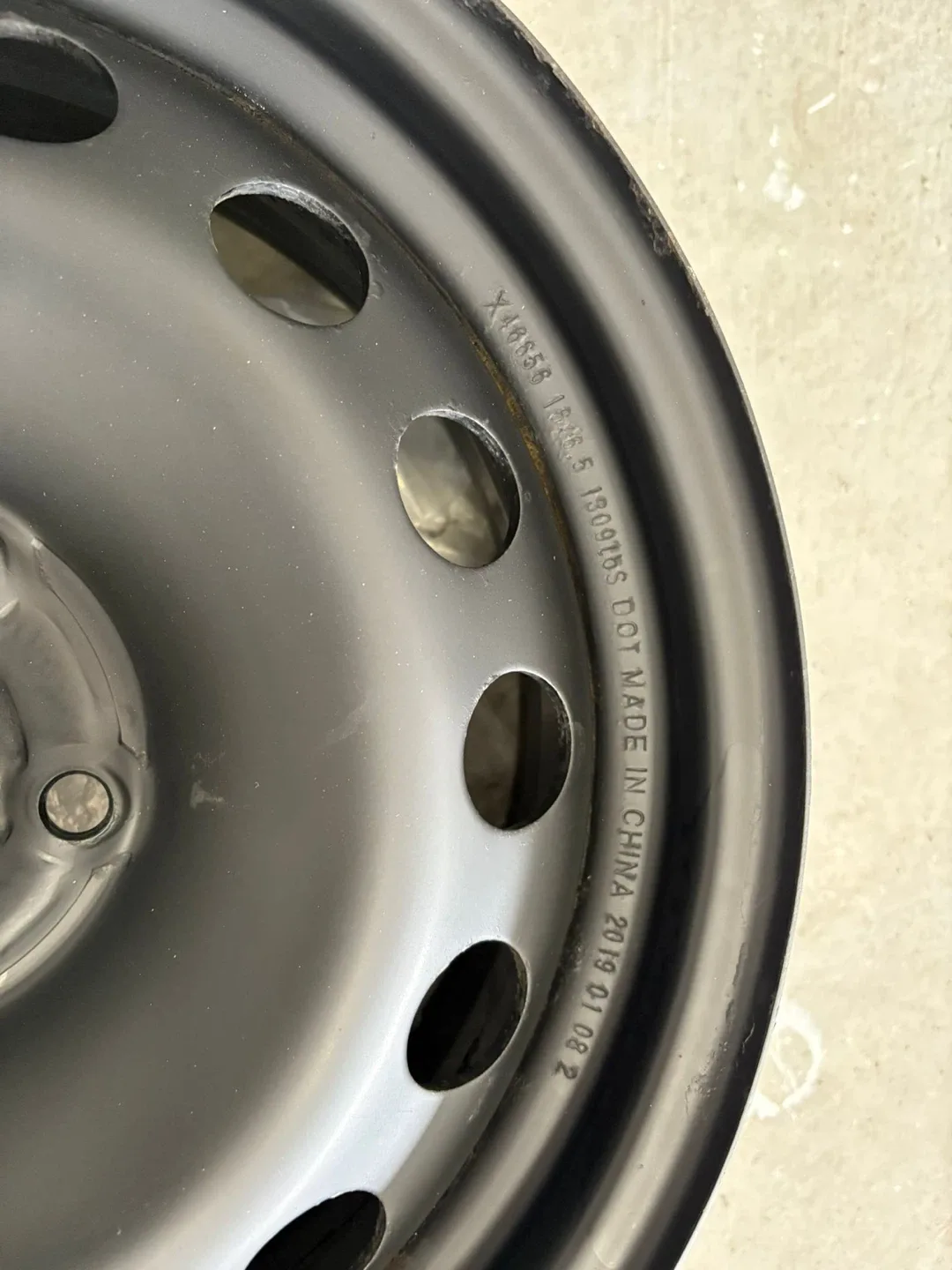 Set of Four 16 inch Steel Wheels