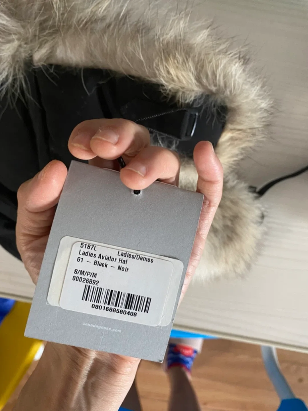 Brand New Canada Goose Ladies Aviator Hat - Black S/M image indicator(4)
