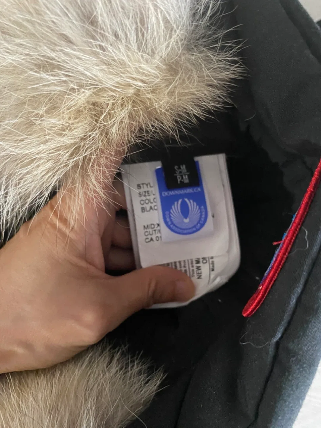 Brand New Canada Goose Ladies Aviator Hat - Black S/M image indicator(6)