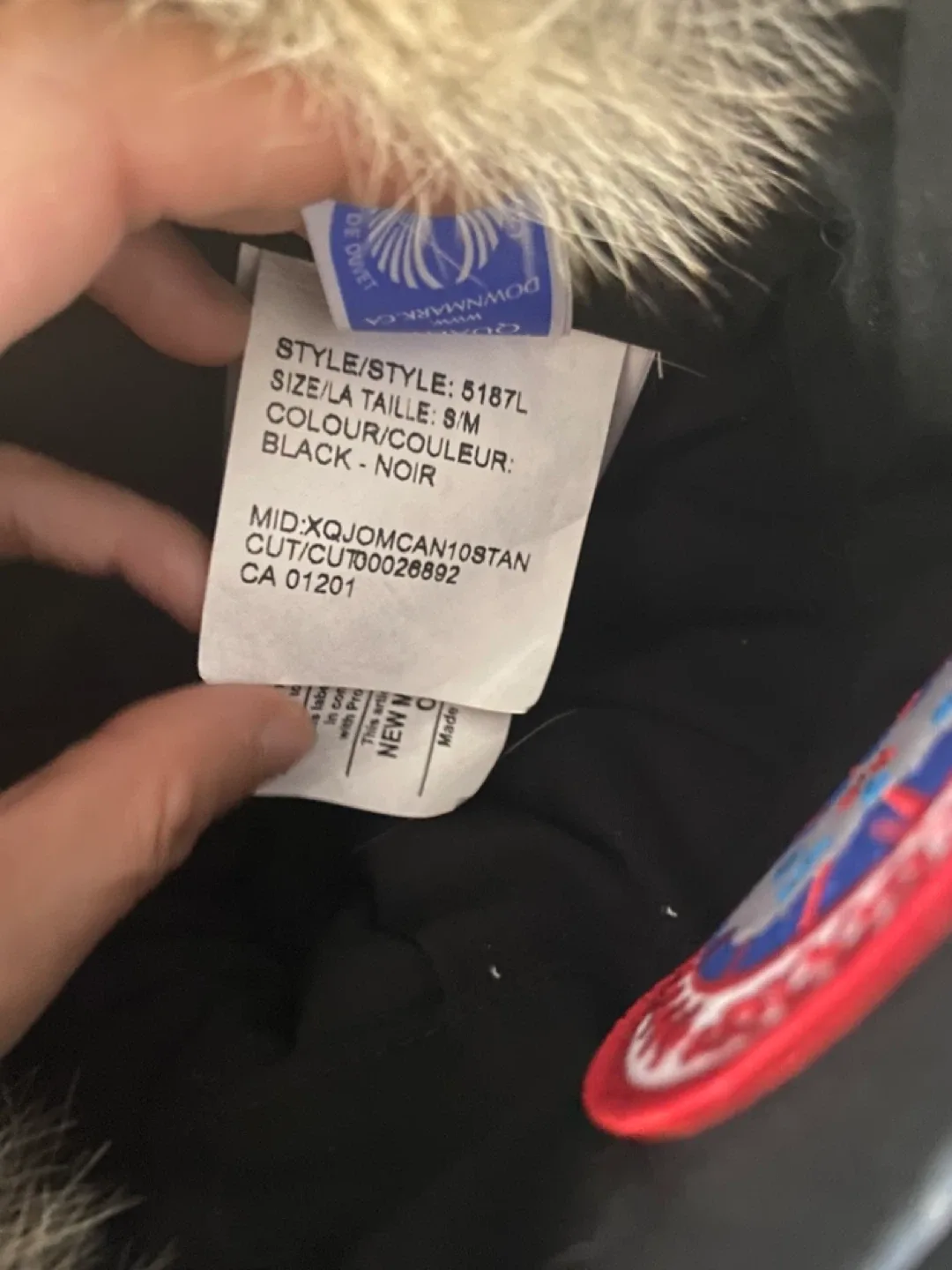 Brand New Canada Goose Ladies Aviator Hat - Black S/M image indicator(7)