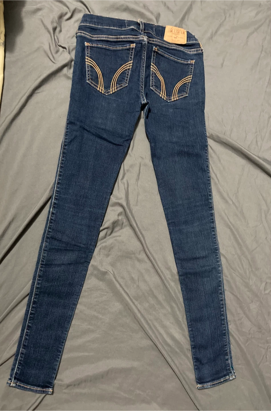 Hollister Dark Wash Skinny Jeans - Size 25，like new - photo 3