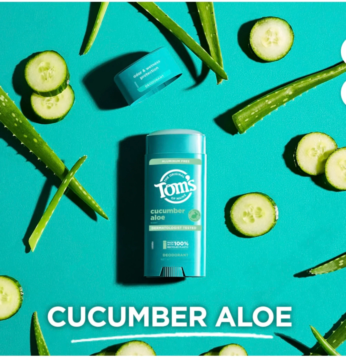 Tom's of Maine Cucumber Aloe Deodorant - photo 2