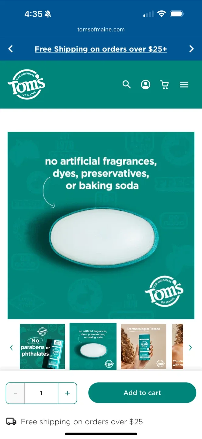 Tom's of Maine Cucumber Aloe Deodorant image indicator(9)