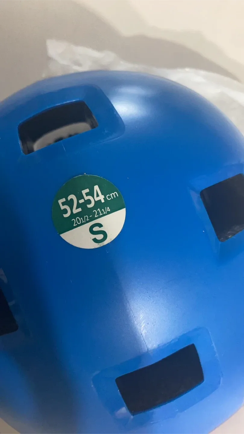 Brand New Decathlon Blue Bike Helmet - Size S image indicator(3)