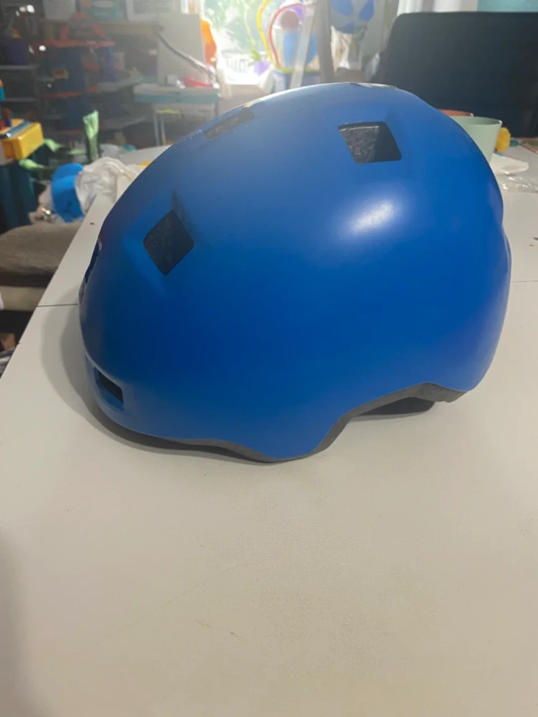 Brand New Decathlon Blue Bike Helmet - Size S image indicator(2)