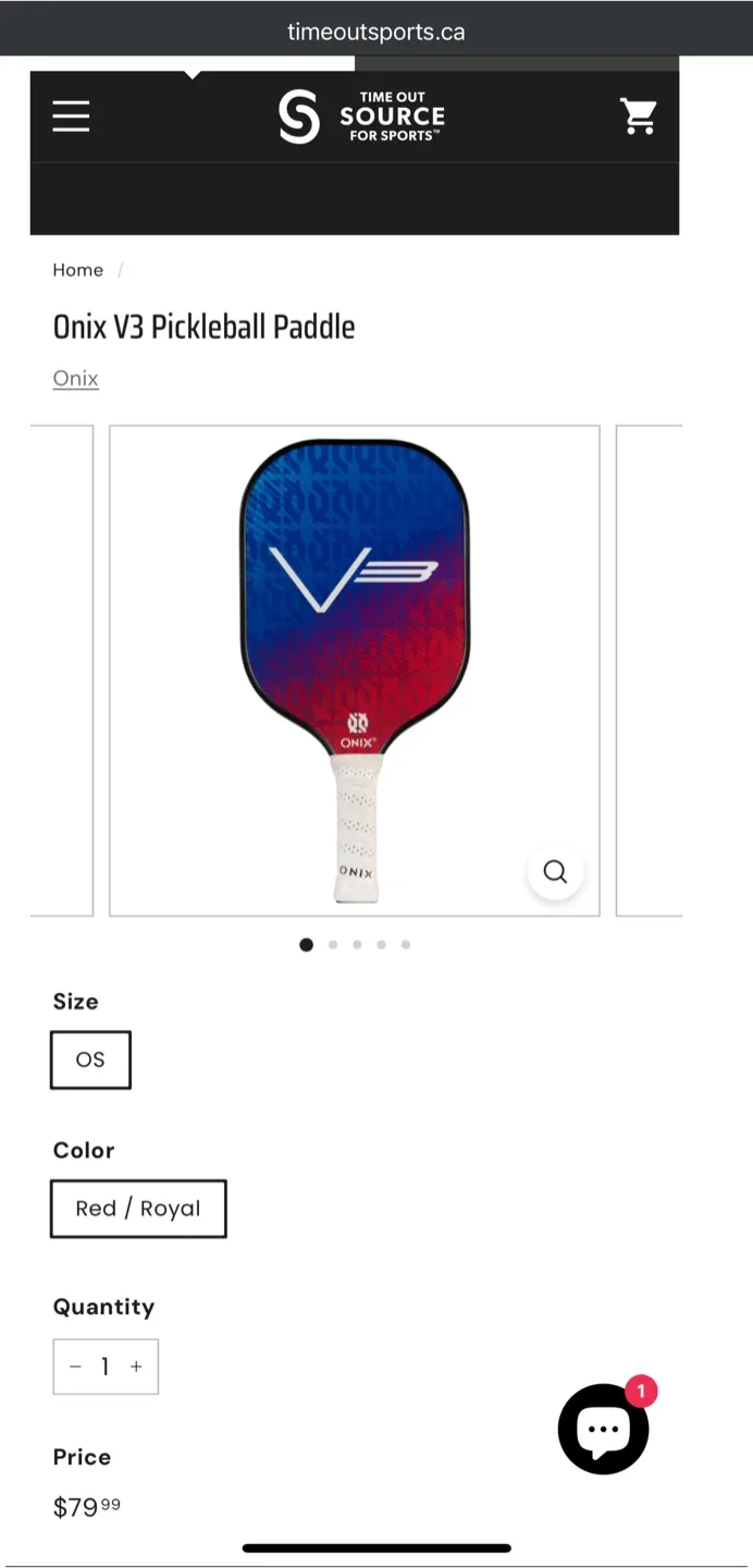 Onix V3 Pickleball Paddle - New image indicator(3)