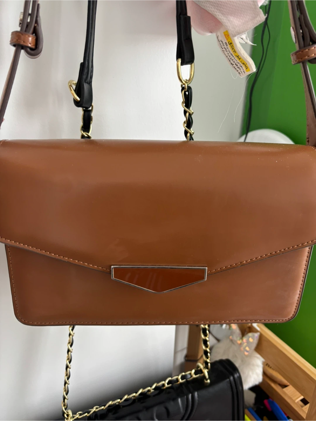 Mango branded Brown Shoulder Bag