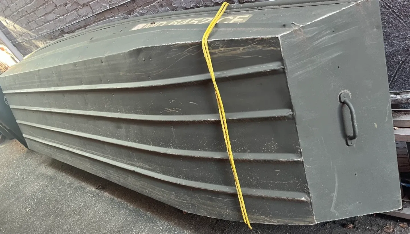 Olive Green Jon Boat thumbnail