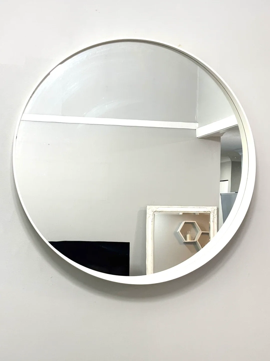 IKEA Rotsund Mirror - White, 80 cm image indicator(4)