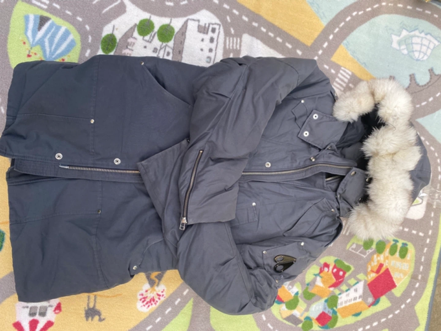 Broken Moose Knuckles Stirling Parka Grey Size L