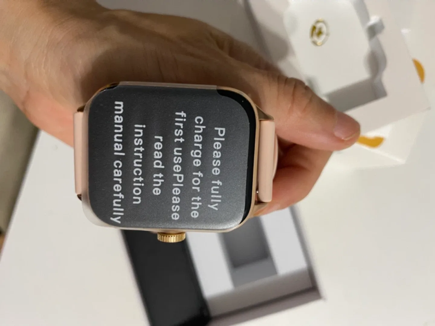 Brand New Smart Watch In Box（Selling a black one and 啊pink one） image indicator(6)