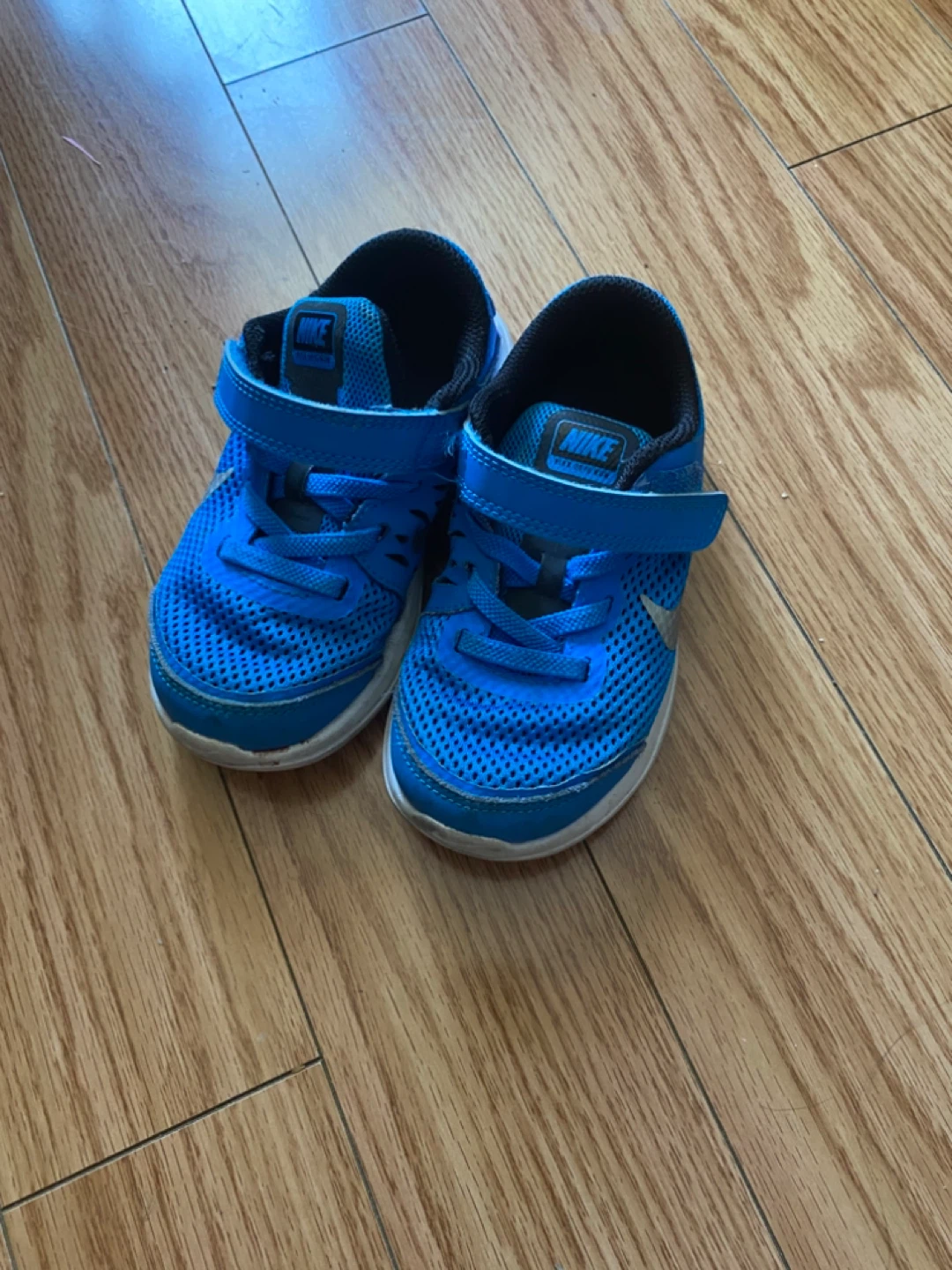 Nike Flex Run Toddler Blue Sneakers Size 9C