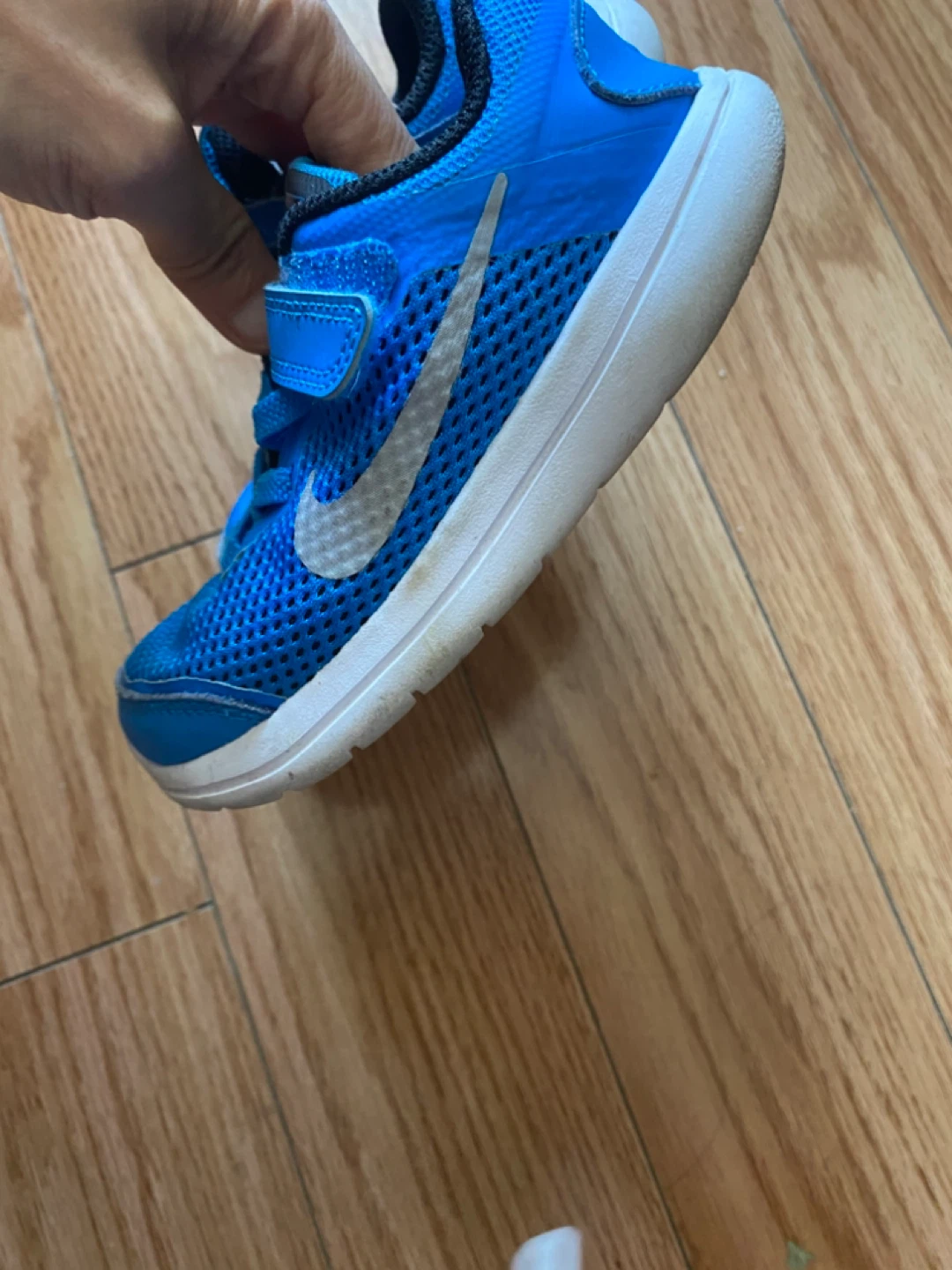 Nike Flex Run Toddler Blue Sneakers Size 9C - photo 3