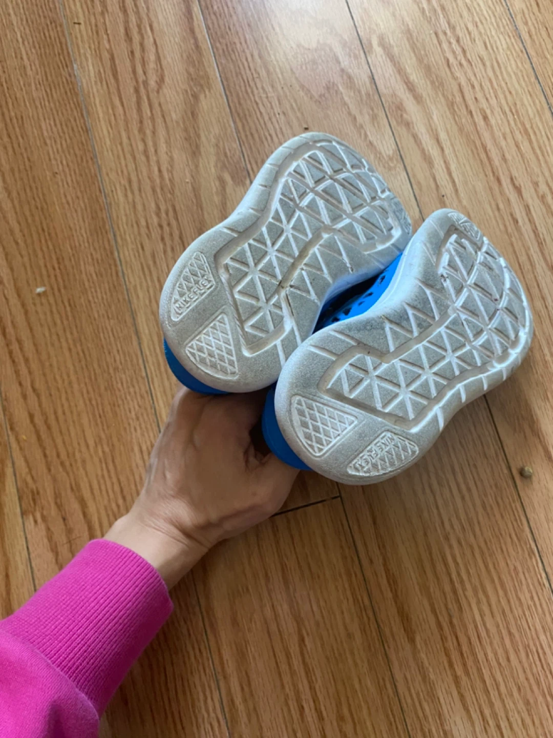 Nike Flex Run Toddler Blue Sneakers Size 9C - photo 5