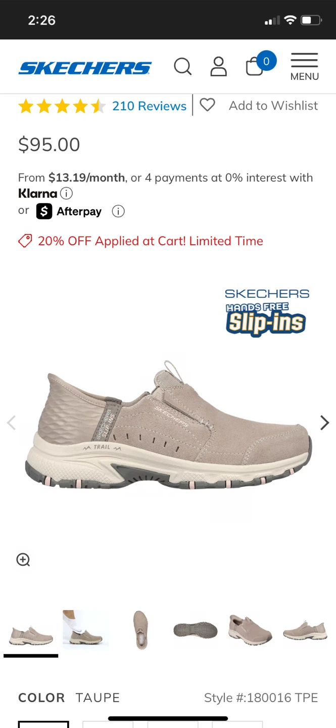Skechers Slip-ins Trail Women's Shoes - Size 8