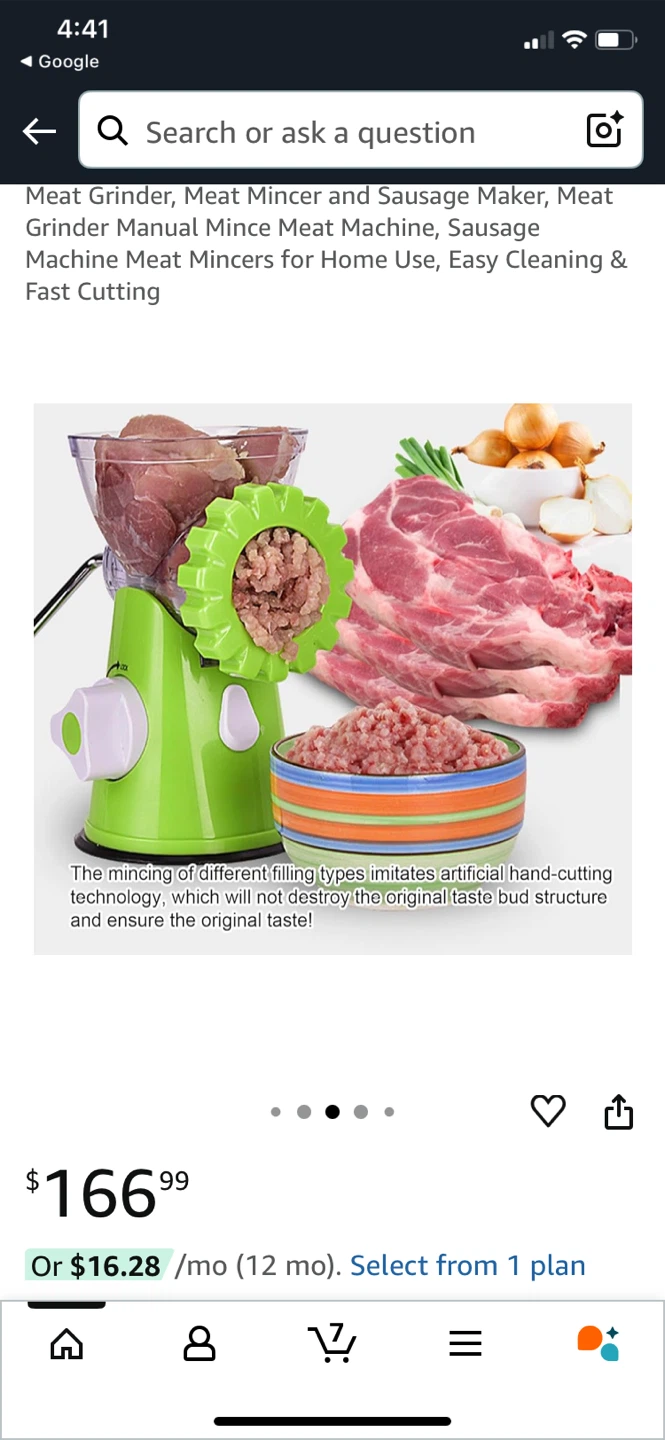 Super Mincer Manual meat grinder - photo 5