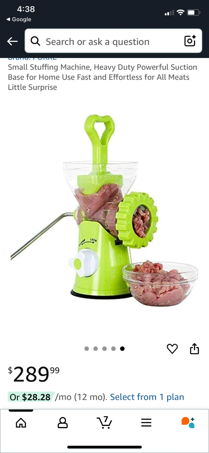 Super Mincer Manual meat grinder - photo 3