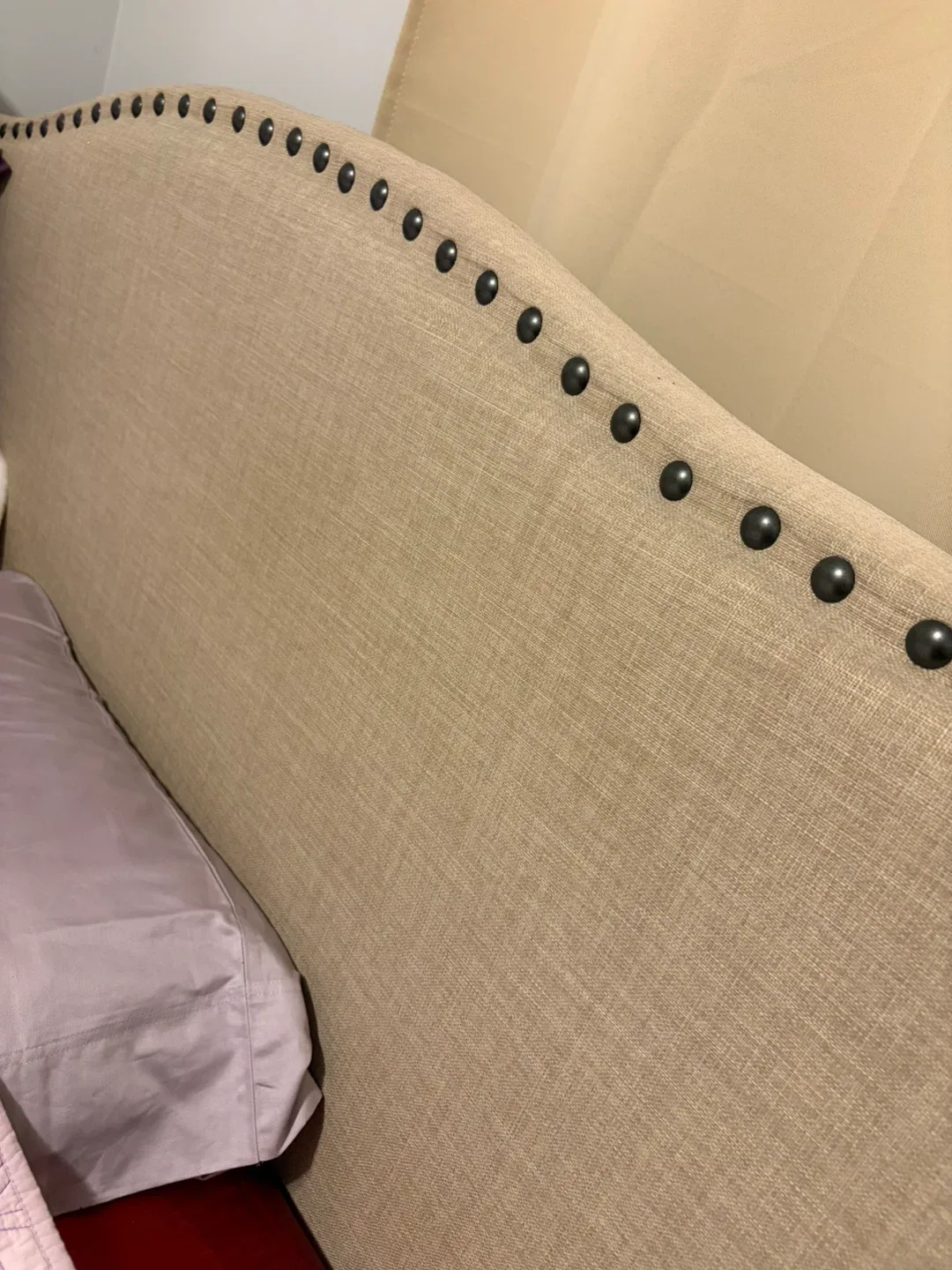 Queen size Bed Frame with Headboard image indicator(2)