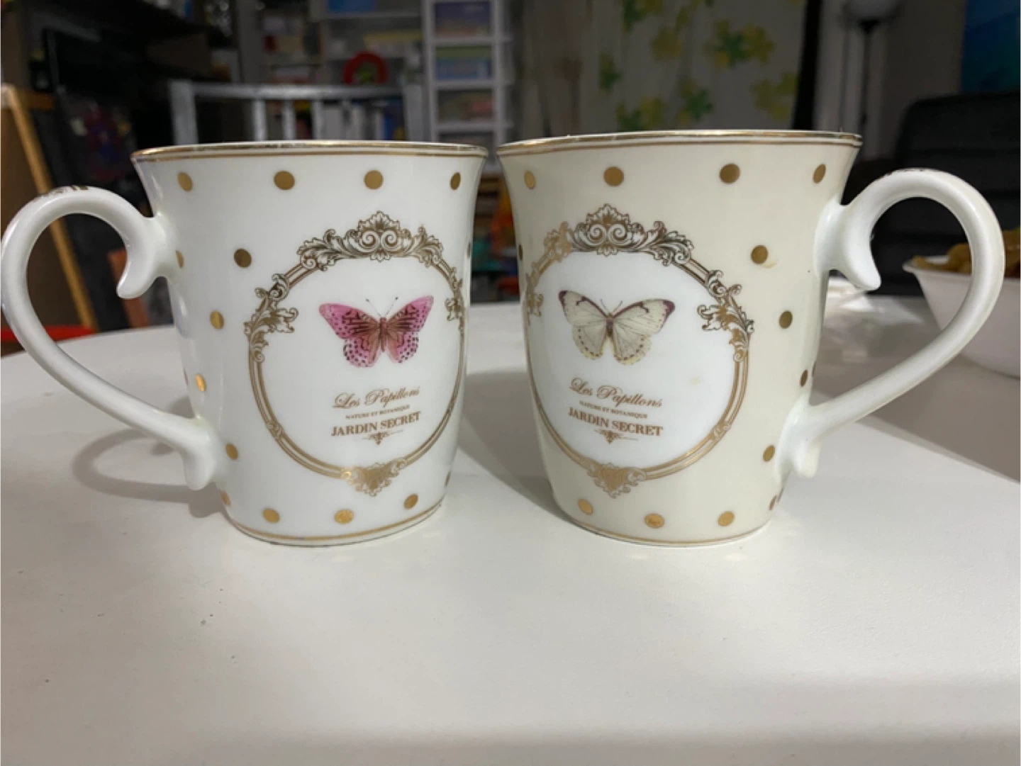 Elegance Dora Papis Jardin Secret Mugs - Set of 2