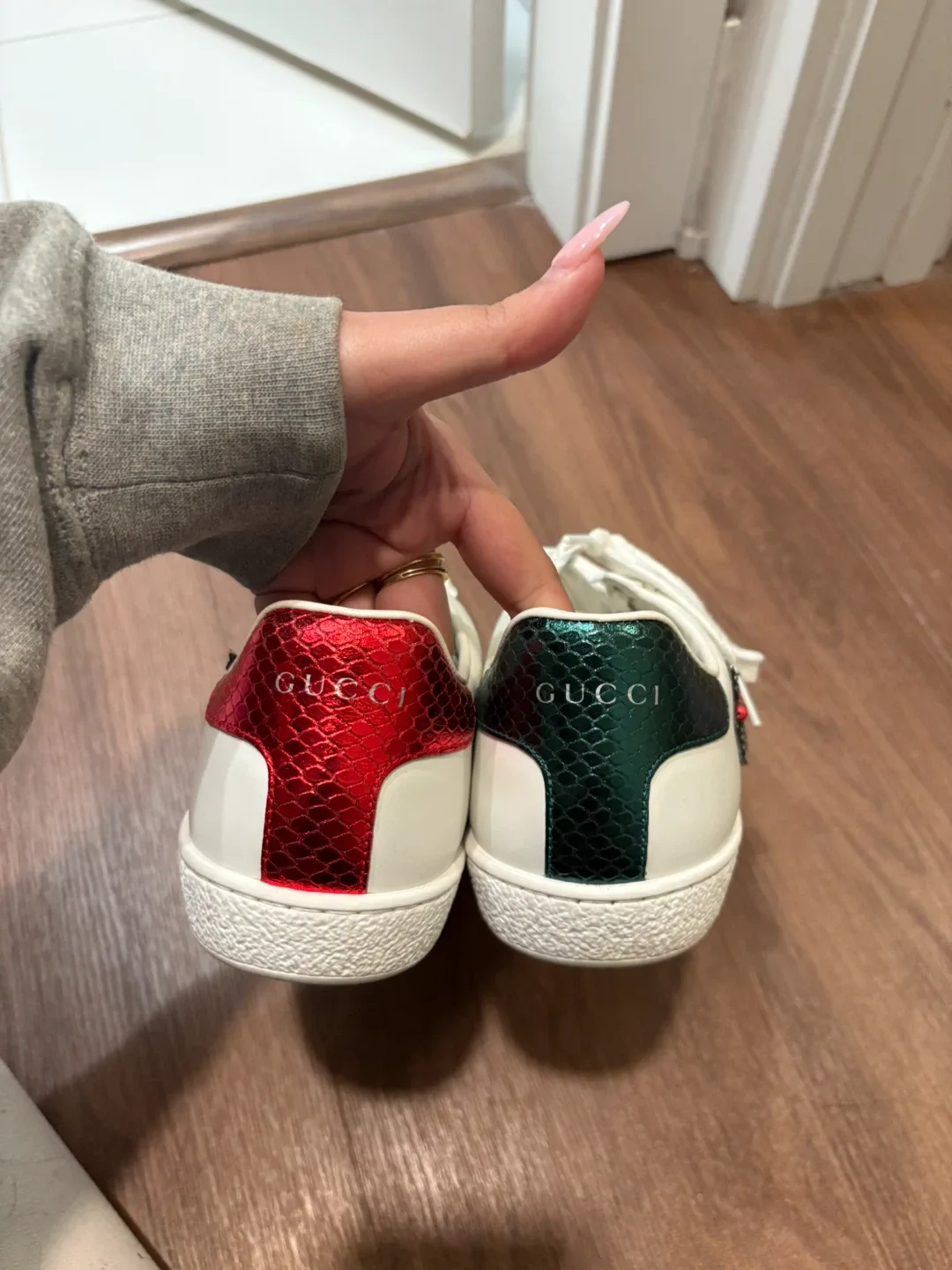 Gucci Women’s Ace Embroidered Sneaker size 7 image indicator(5)
