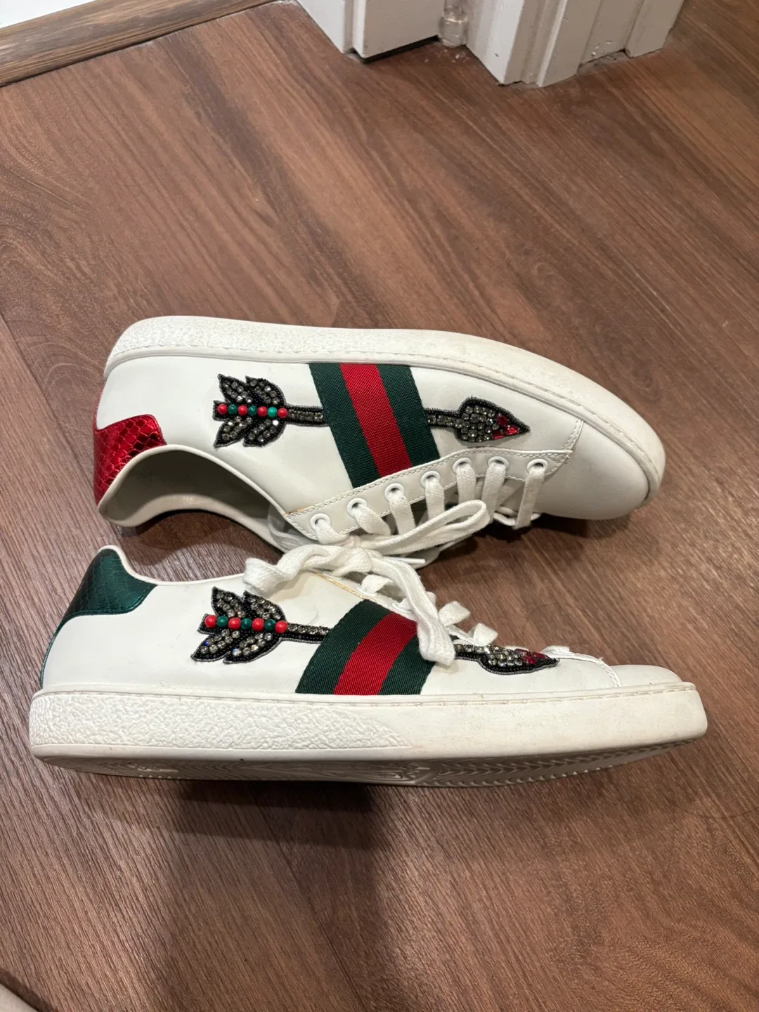 Gucci Women’s Ace Embroidered Sneaker size 7 image indicator(3)