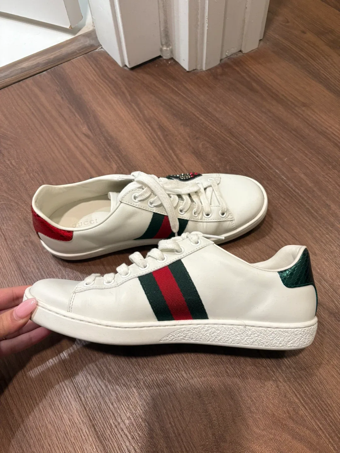Gucci Women’s Ace Embroidered Sneaker size 7 image indicator(7)