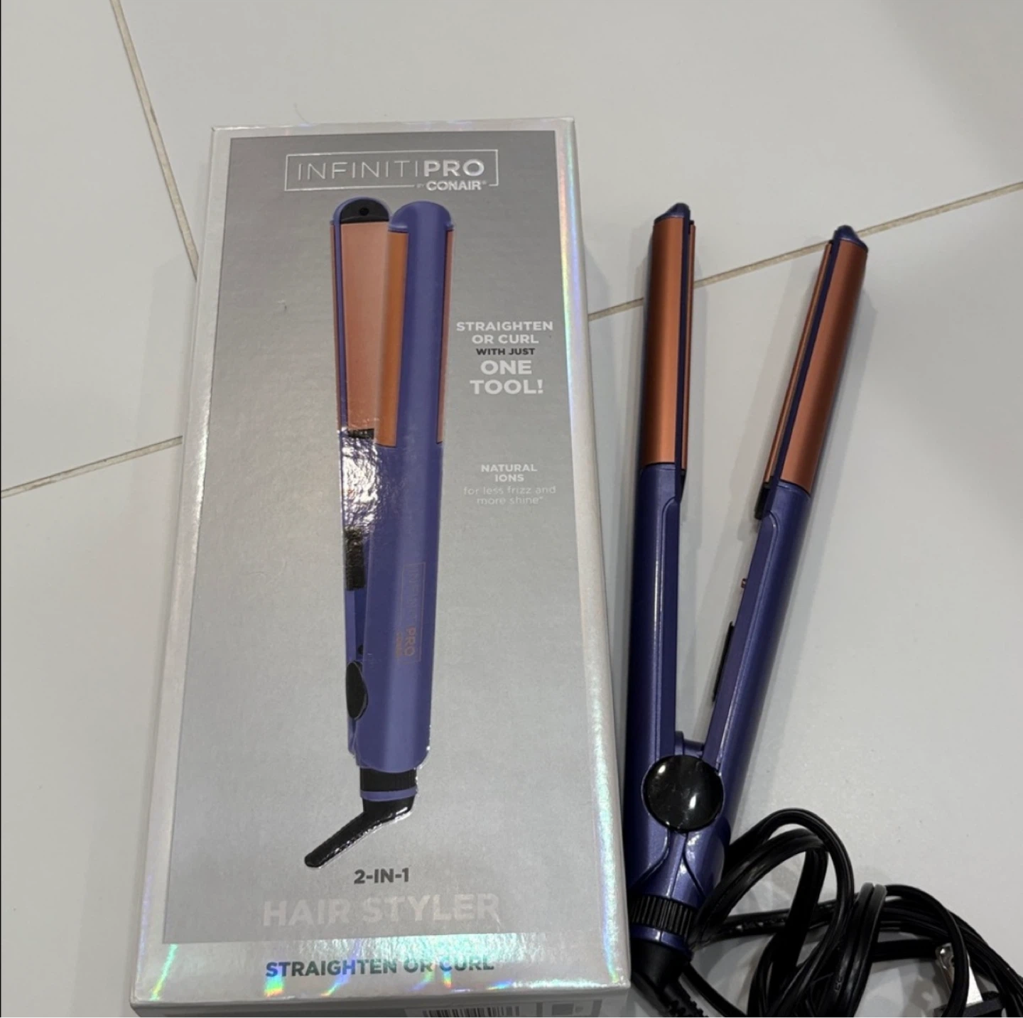 InfinitiPRO by Conair 2-in-1 Hair Styler