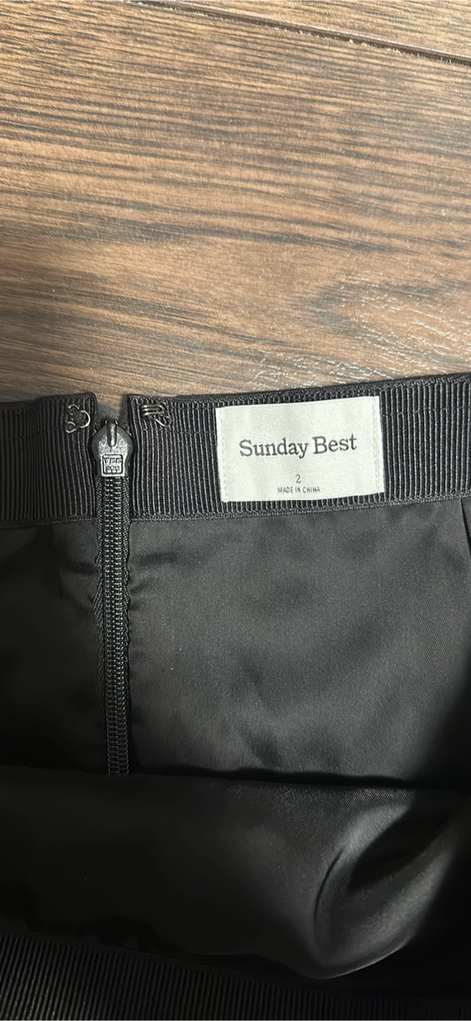 Aritzia black mini skirt - photo 3