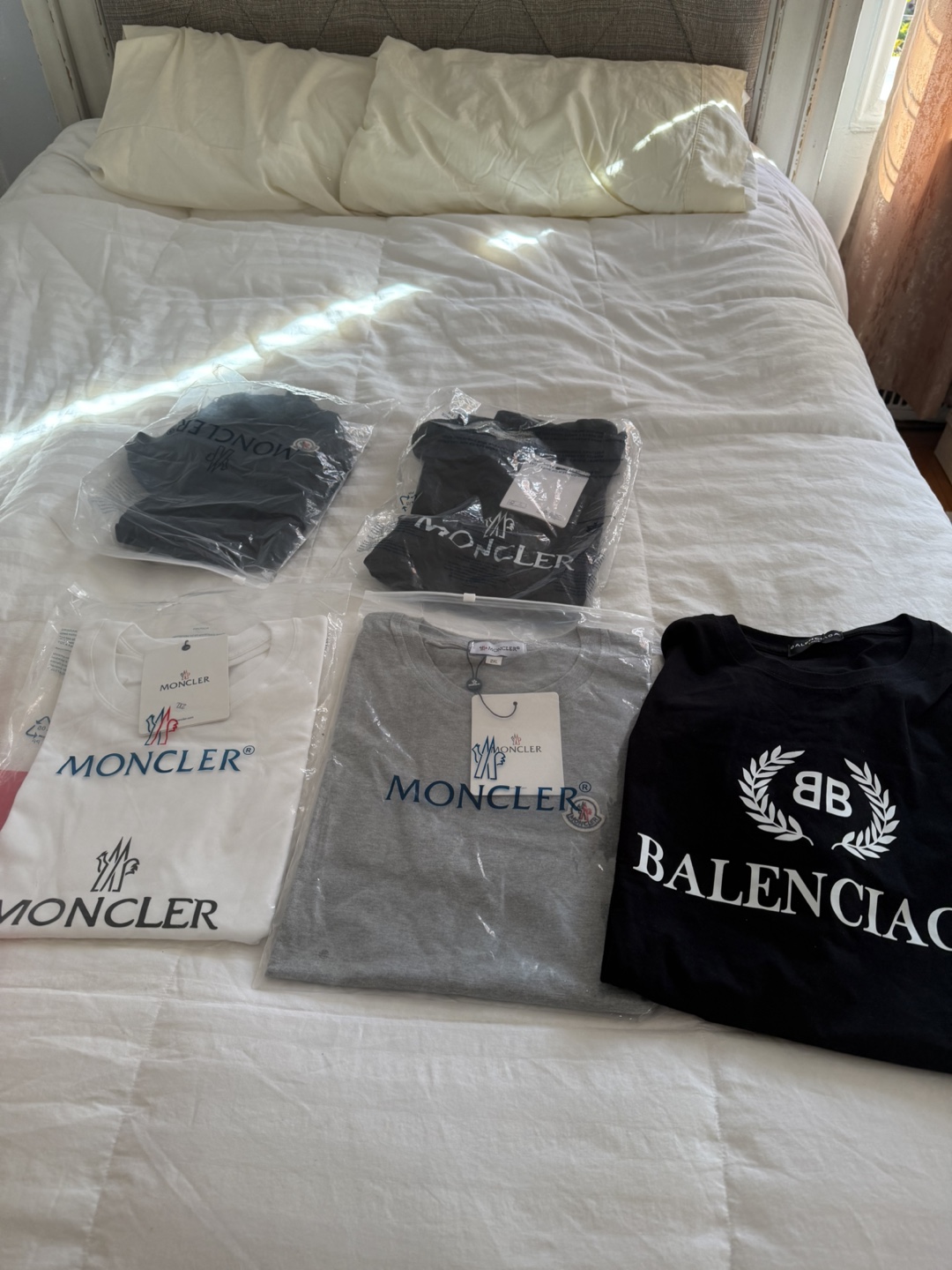 Moncler & Balenciaga T-Shirts