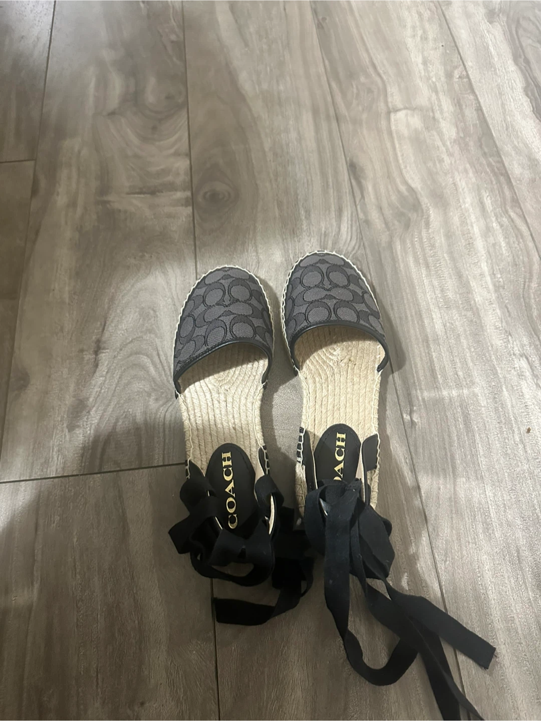Coach Espadrille Sandals Size 6.5 to 7 - photo 2