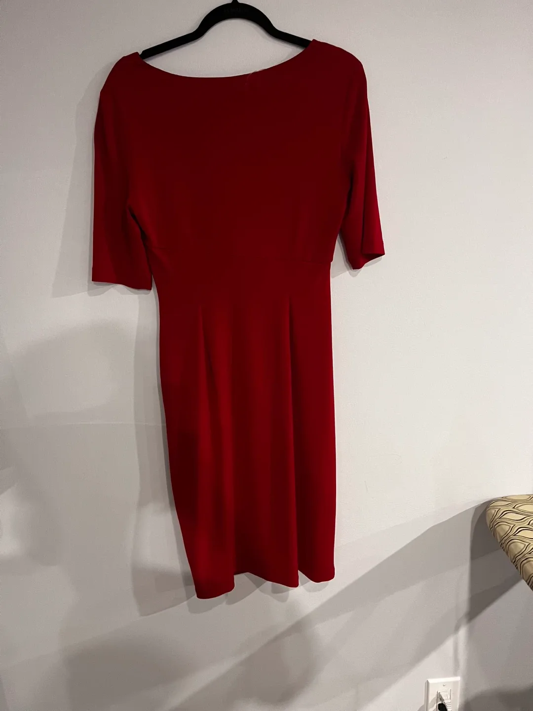 Red Ruched Dress image indicator(6)