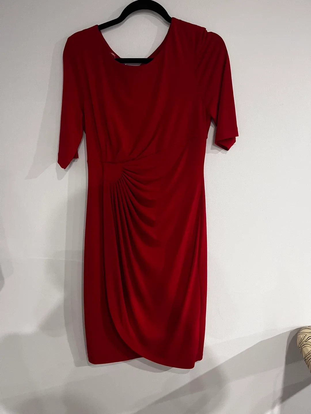 Red Ruched Dress image indicator(5)