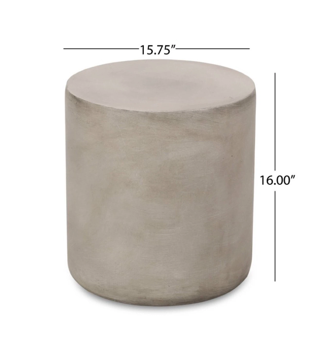 Lightweight Concrete Stone Side Tables - photo 2