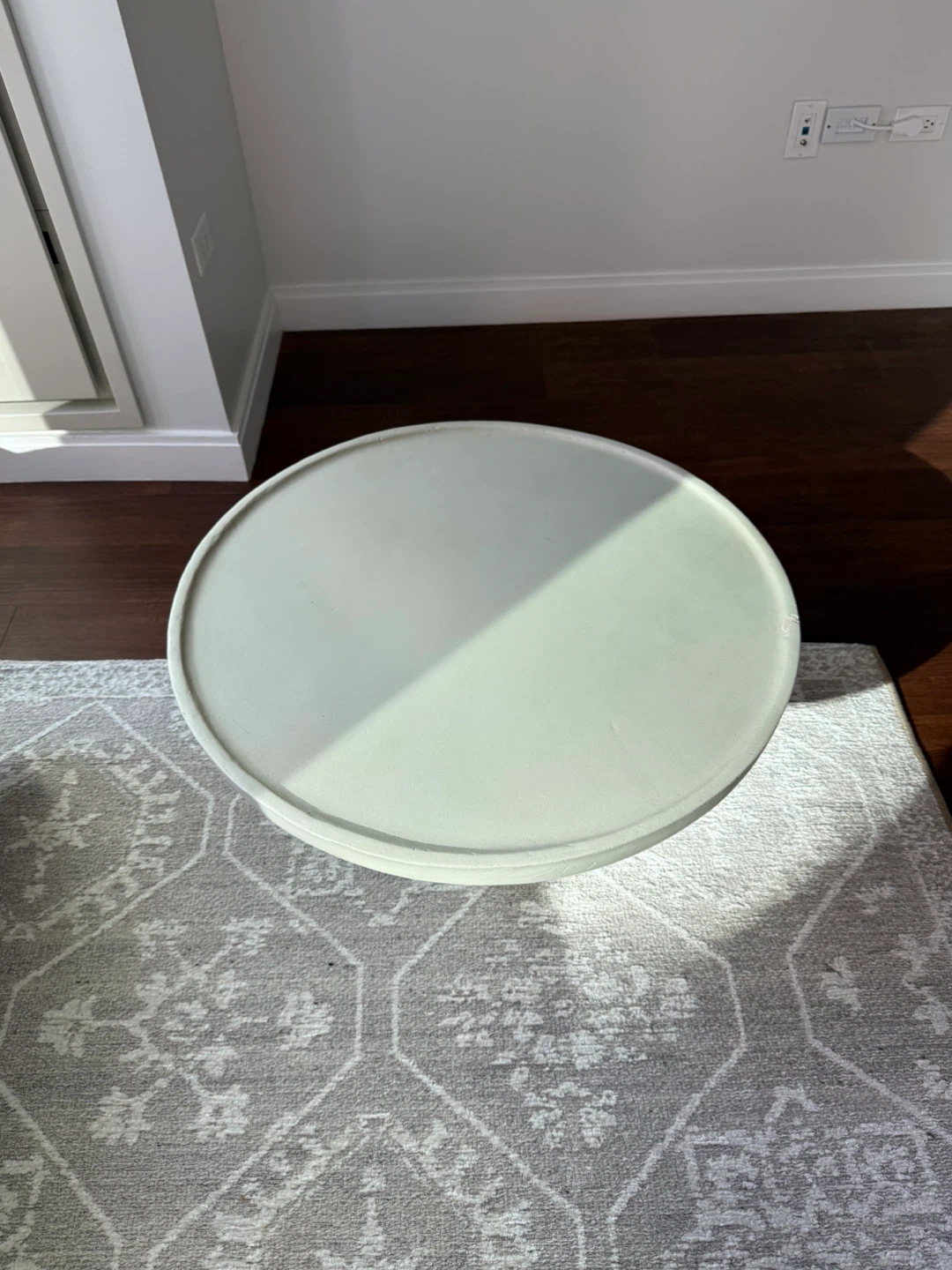 Modern Round Coffee Table - 27.5" x 13.5" - photo 2