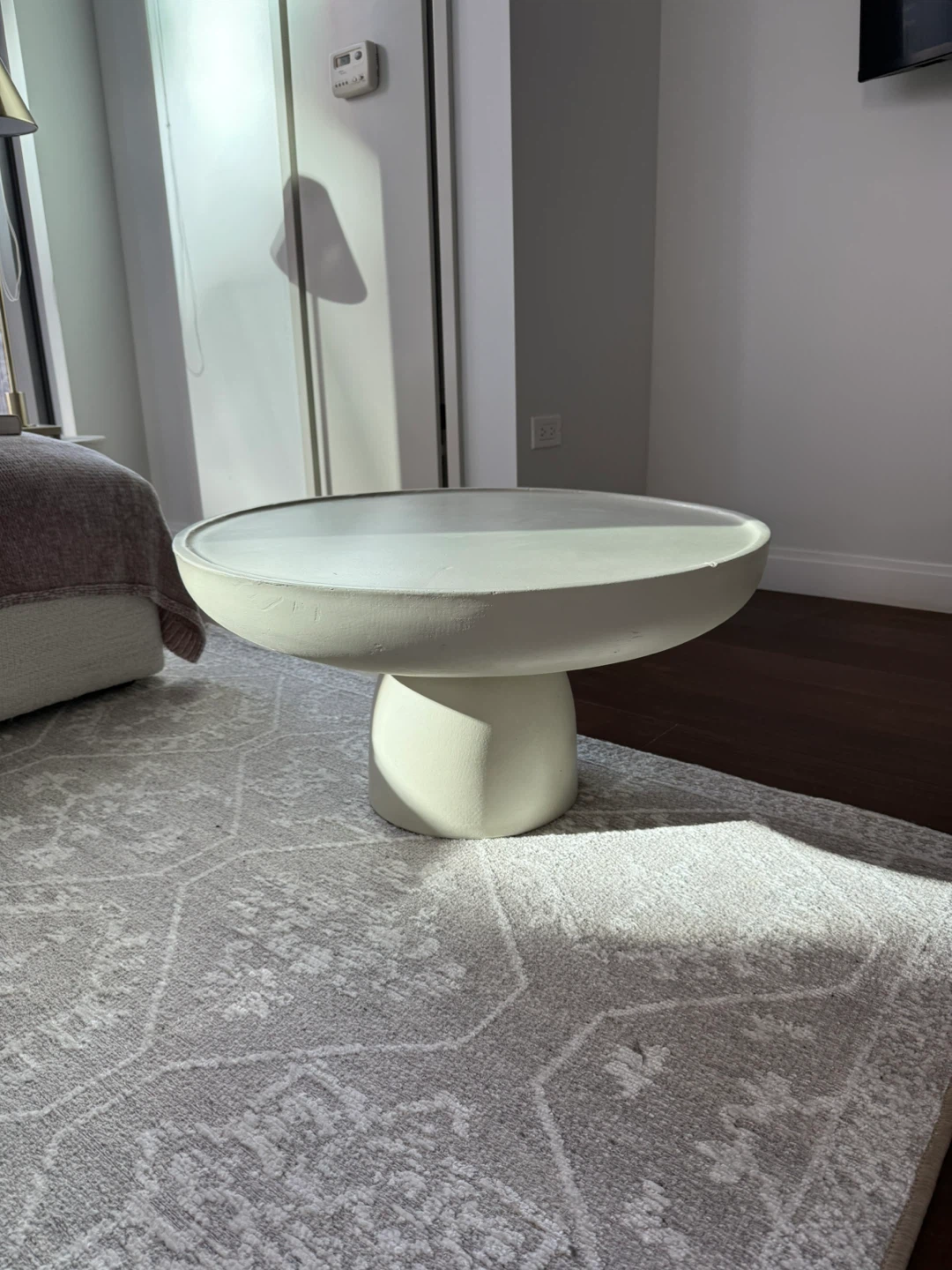 Modern Round Coffee Table - 27.5" x 13.5" - photo 3