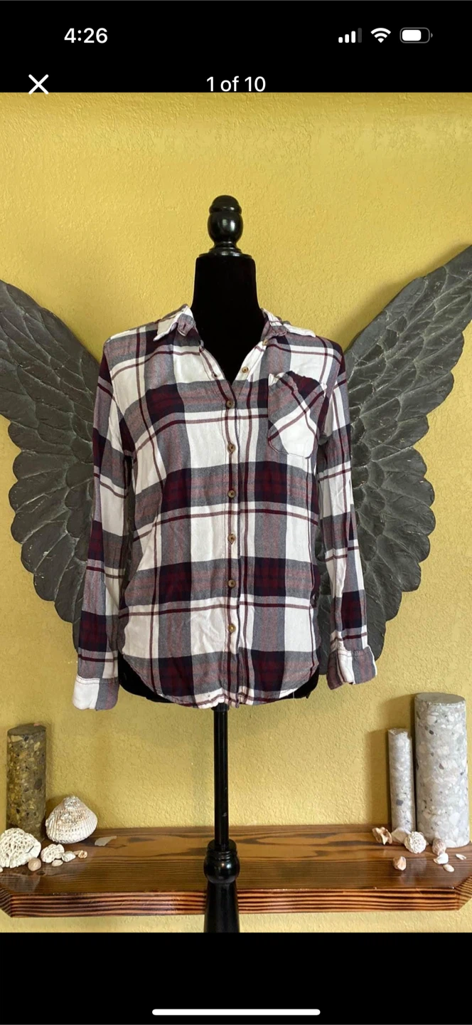 Garage Plaid Button Down Shirt