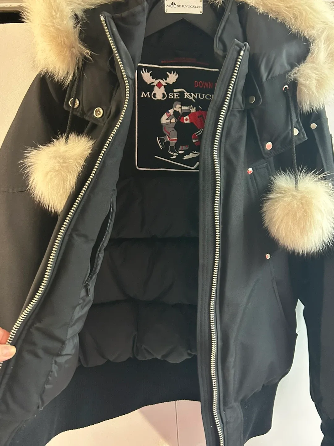 Moose Knuckles Bomber Jacket - Size M/M image indicator(6)