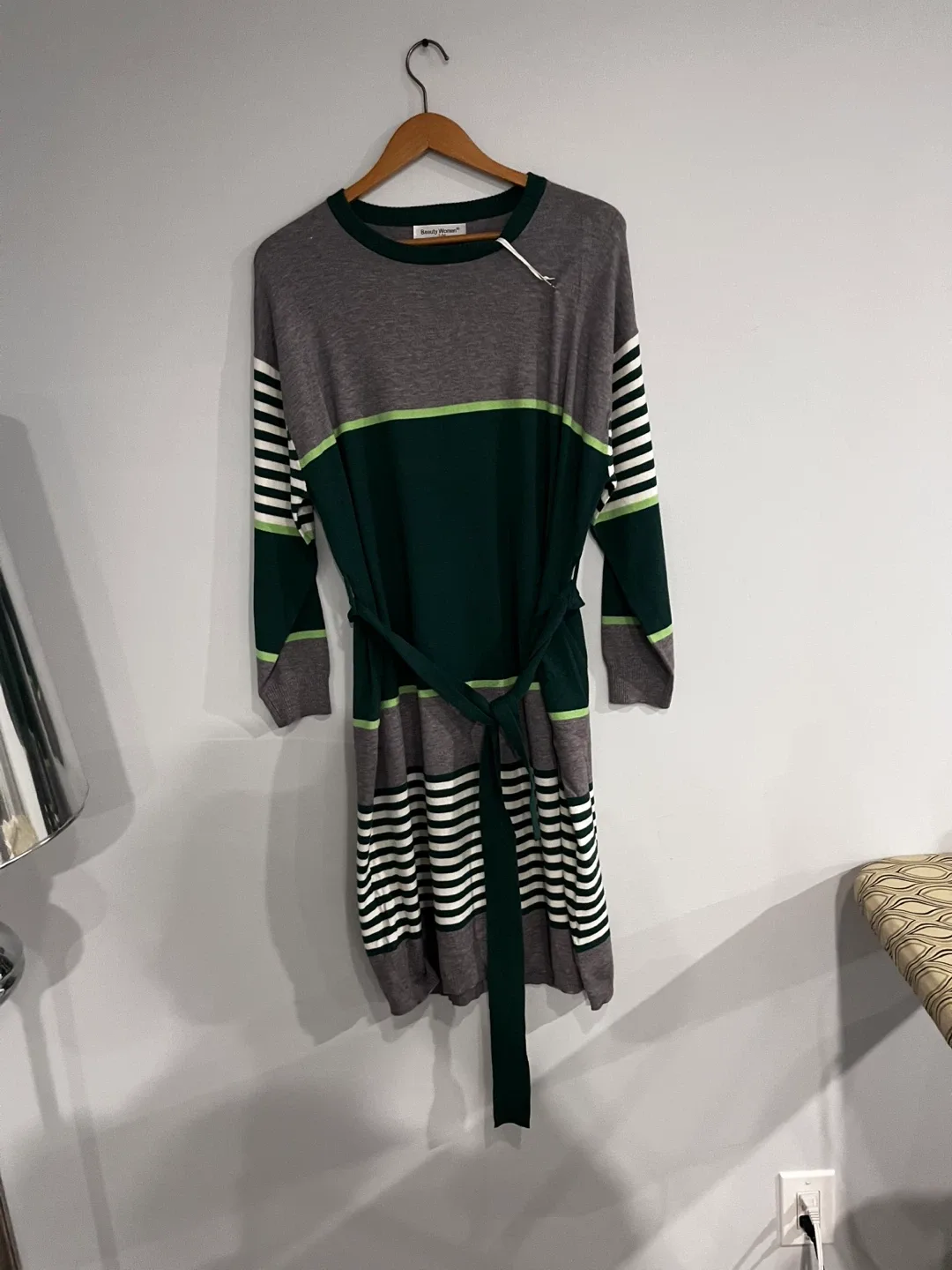 Striped Knit Dress - Size S/M image indicator(6)