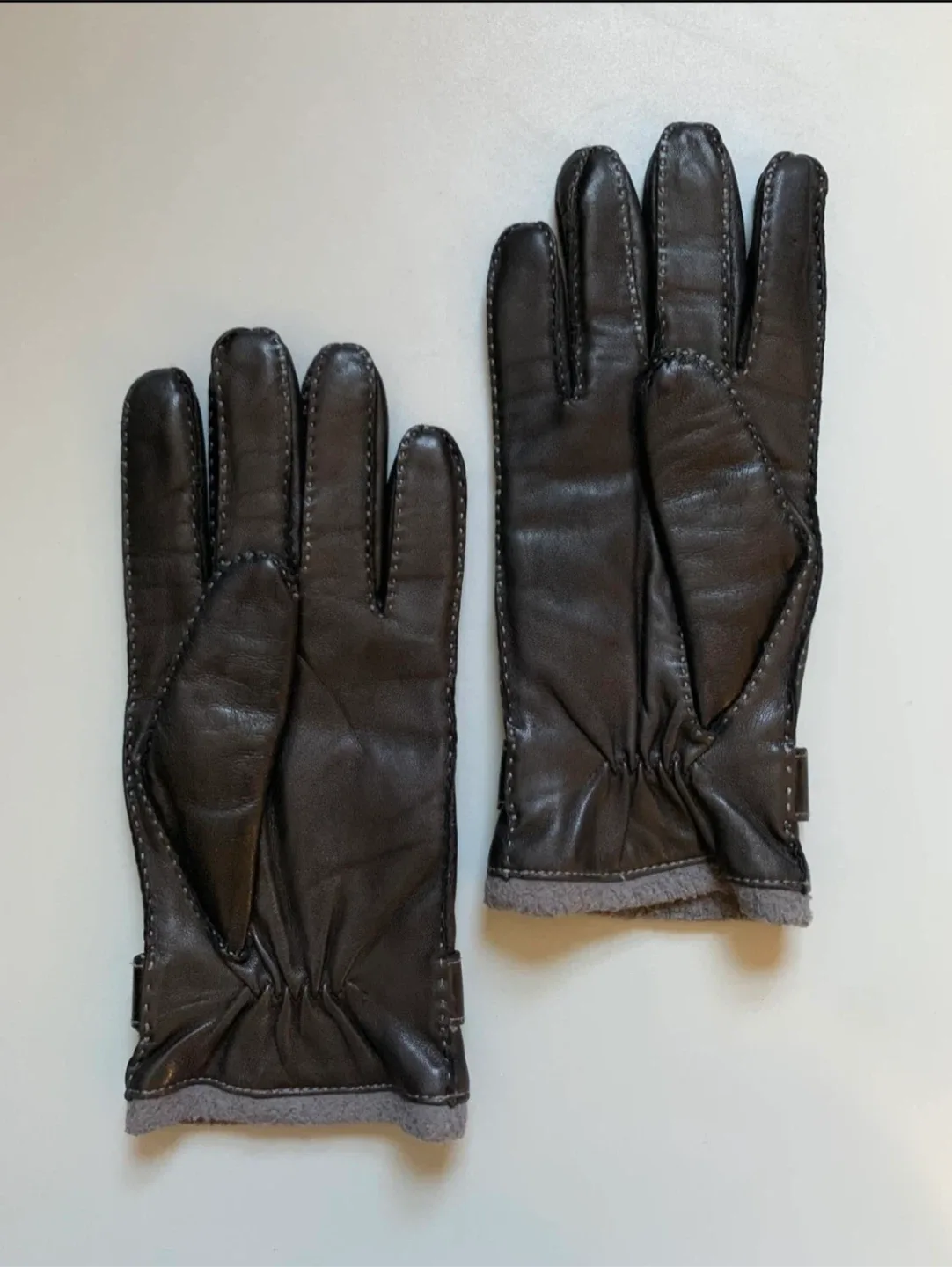 DANIER Men’s Genuine Leather Winter Gloves image indicator(2)