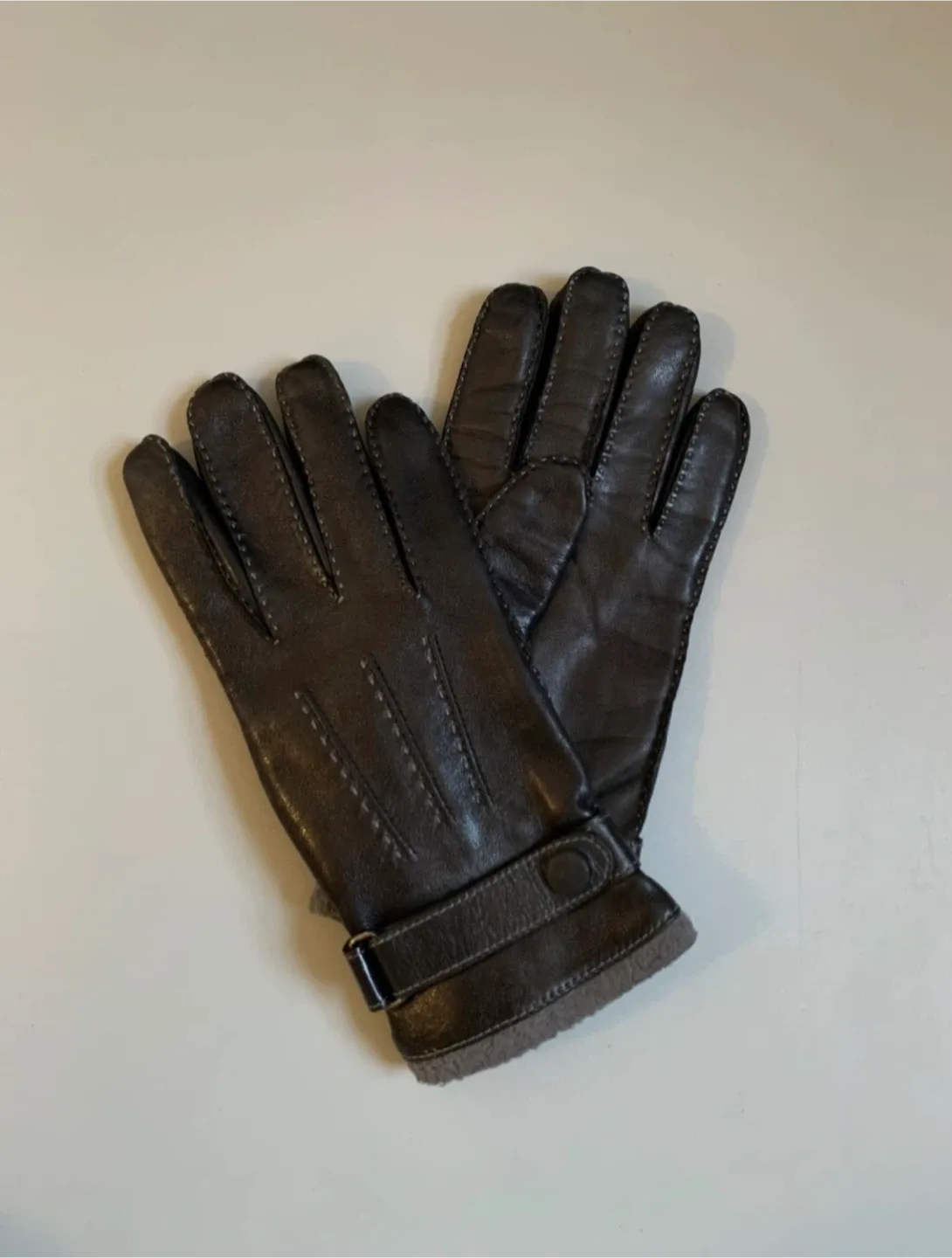 DANIER Men’s Genuine Leather Winter Gloves thumbnail