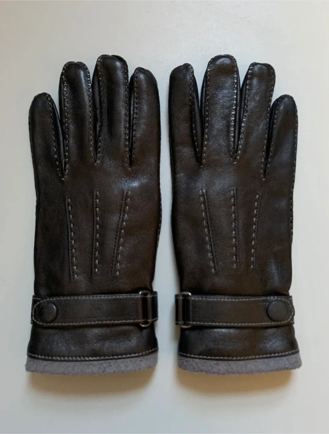 DANIER Men’s Genuine Leather Winter Gloves image indicator(3)