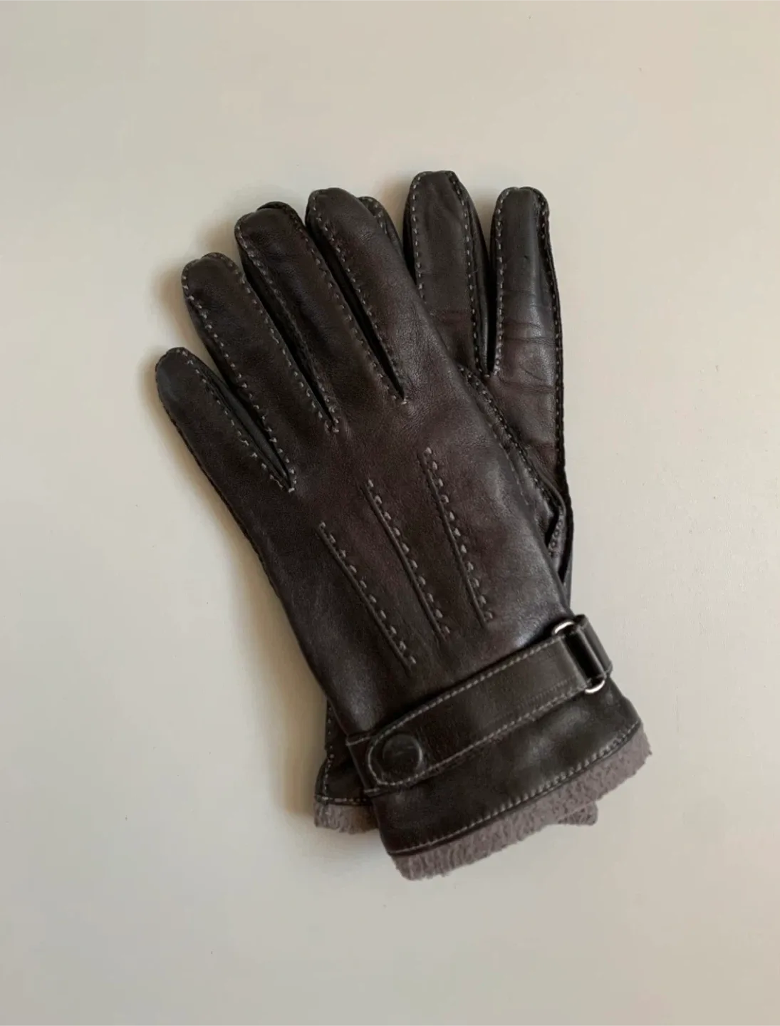 DANIER Men’s Genuine Leather Winter Gloves image indicator(9)