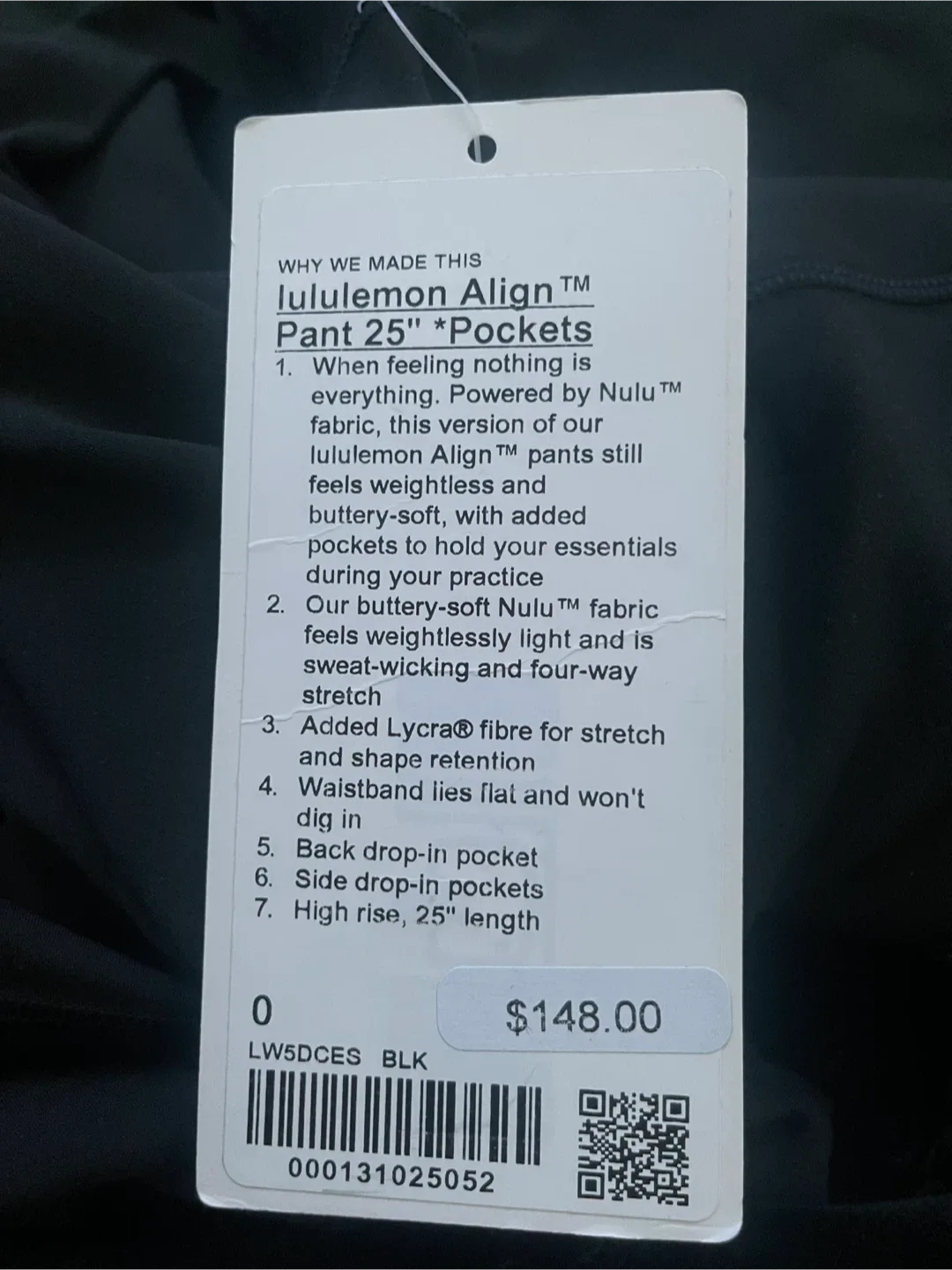 Lululemon Align 25" Pant *Pockets - Size 0 image indicator(3)