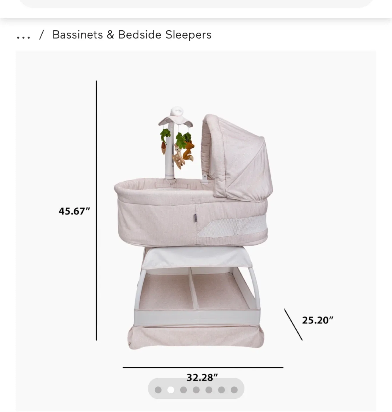 Delta Children Smooth Swivel Bassinet image indicator(2)